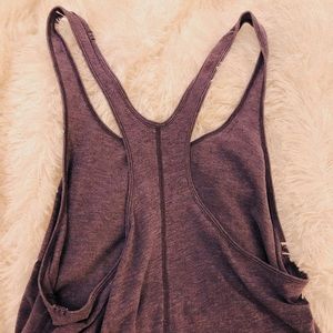 Lululemon dark purple racerback tank top Medium